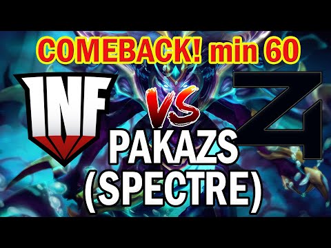 INFAMOUS vs 4 ZOOMERS [GAME 2/2] "INCREIBLE COMEBACK DE PAKAZS (SPECTRE)" BTS Pro Series Season 3