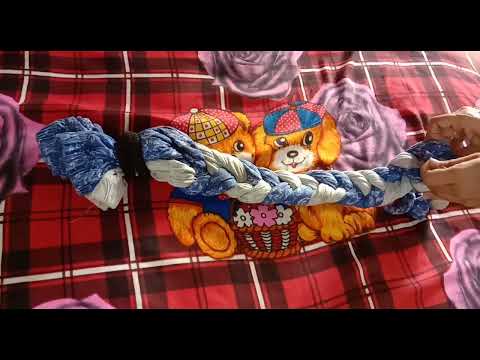 Easiest TUG TOY for dog from old pants l No cutting l No sewing