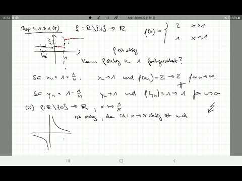 43 Grenzwerte Funktionen 1