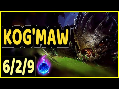 KOG'MAW VS EZREAL - 6/2/9 KDA ADC GAMEPLAY CHALLENGER I