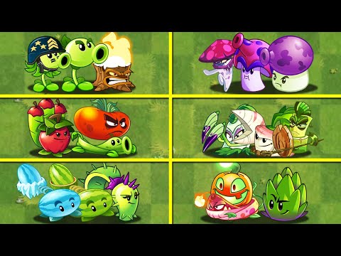 Random 6 Best Team Plants Battlez - Who Will Win? - PvZ 2 Team Plant vs Team Plant