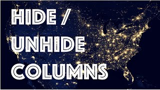 Tableau Hide or Unhide Columns - Manipulate Data Values and Columns in Six Minutes