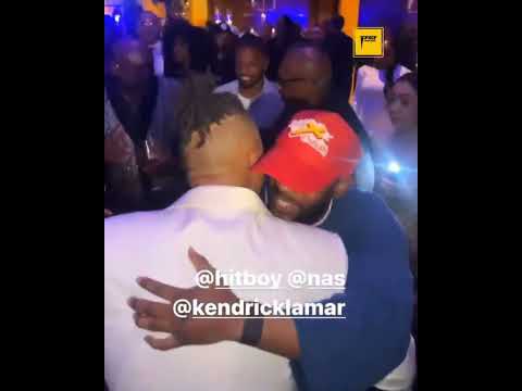 Kendrick Lamar surprises Nas at his 50th birthday party in NYC