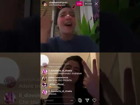 Federica Carta & Chadia Rodriguez - ‘Bella Così’ su Instagram live