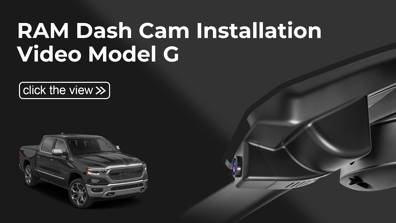  Dodge RAM Gen5 RAM 1500 2025 2026 Mid-Term Facelift (Model G) 021U Dash Cam Installation