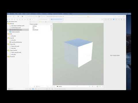 Embedding a 3D Model created with Nomad in a an iOS App using SwiftUI and SceneKit   (with XCode)