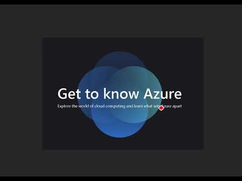 Introduction to MS Azure Series AZ 103