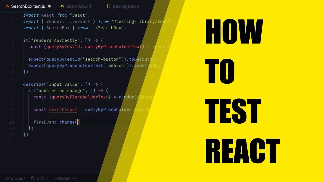 How To Test React Components - Learn To Use React Testing Library