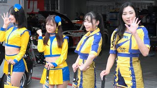 【叶園ちささん/わかなさん/さかいゆりやさん】SuperTaikyu  最終戦  ピットウォークの模様  2024.11.16