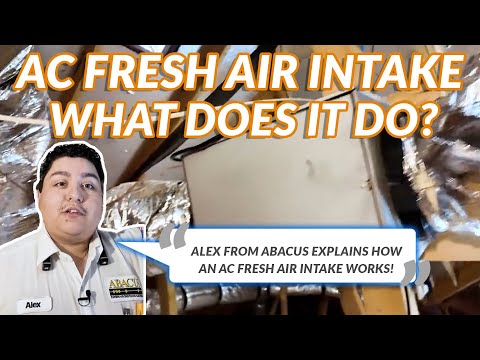 AC Fresh Air Intake.  What does it do?