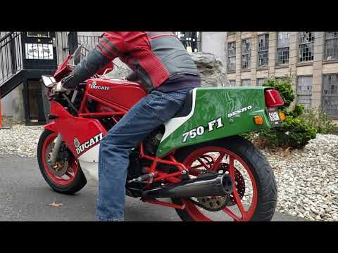 1986 DUCATI F1 750 DESMO LAUFGERÄUSCHE