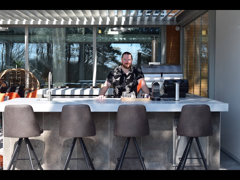 Large Luxury Custom Built Outdoor Kitchen Using Sumo RTF Pro Frames (Poole In Dorset UK)