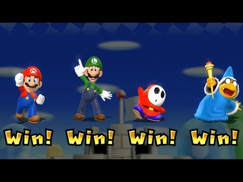 Mario Party 9 - Step It Up - Mario vs Luigi, Shy Guy, Magikoopa Master CPU | Cartoons Mee