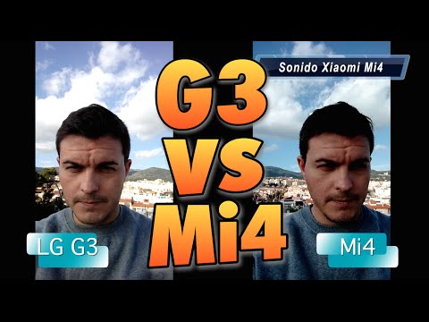Video Cámara Xiaomi Mi4 vs LG G3