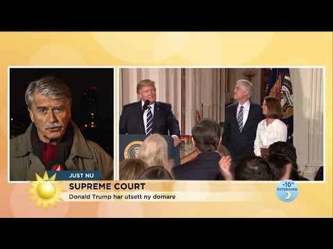 Rolf Porseryd om Trumps kandidat till högsta domstolen - Nyhetsmorgon (TV4)