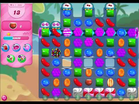 Candy crush saga - level 586 - no boosters, 26 moves