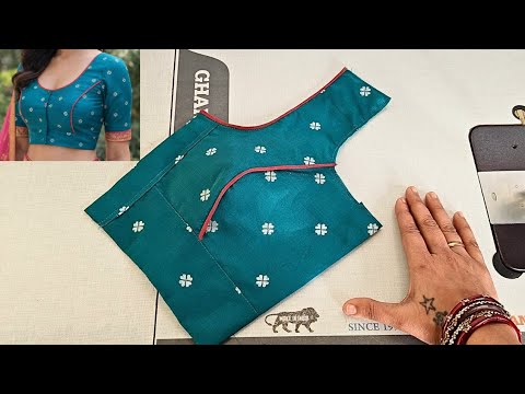 32 Size 3 Piece Princess Cut Blouse Design/New 3 Piece Princess Cut Blouse 🎊