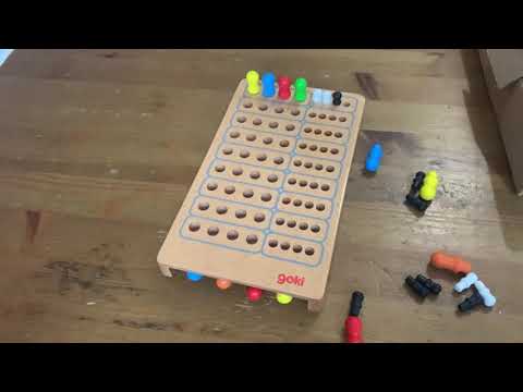 Ersteindruck & Verarbeitung: goki 56708 - Brettspiel - Master Logic, Basic