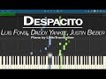 Luis Fonsi, Daddy Yankee - Despacito (Piano Cover) ft. Justin Bieber by LittleTranscriber