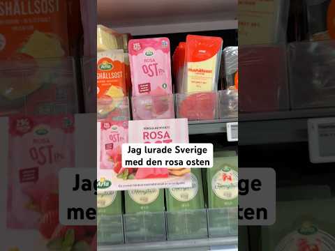 Jag LURADE Sverige med den rosa osten!