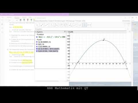 Matura AM 2018 1. Nebentermin Aufgabe 8 (Teil B: HAK)