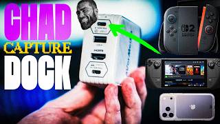 This dock charges 2 devices & CAPTURES your Switch 2, Steam Deck, iPhone & more!