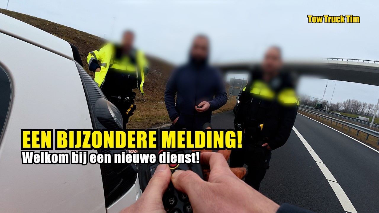 Voertuig moest mee door hele bijzondere reden! 