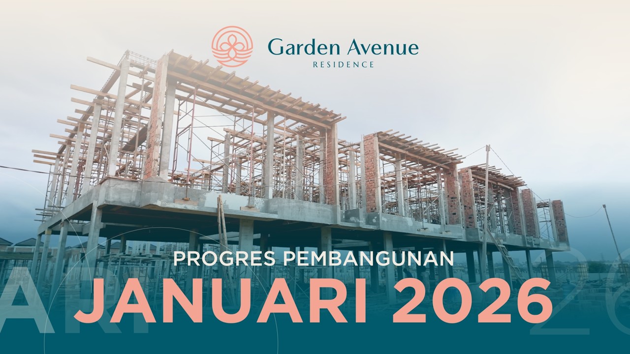 Rumah Villa Batam Premium 275/250 - Cluster Mahogany - Garden Avenue Residence - Strategic Location Near Batam Ferry Terminal