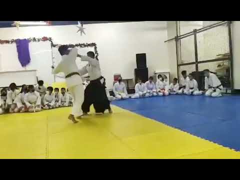 Shihonage Technique with my 2nd Kyu student