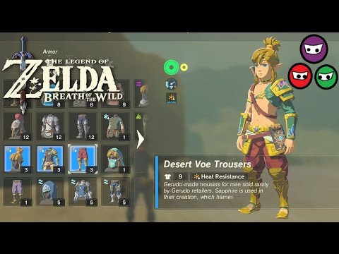Zelda Breath of the Wild | Secret Club | Desert Voe Armor | Radiant Armor