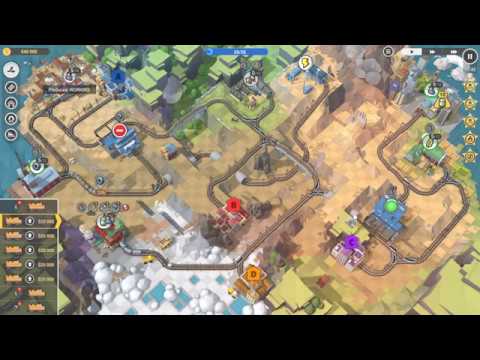 Passenger Flow DLC - Level 8: Train to the Clouds (5 Stars) Train Valley 2