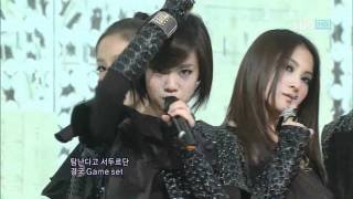 Kara - umbrella + lupin (카라 - umbrella + lupin) @ SBS Inkigayo 인기가요 100228