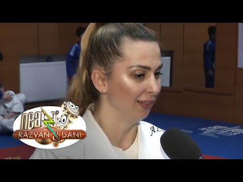 Antrenament de judo cu echipa CSA Steaua! Alina Dumitru: "Copii trebuie să muncească mult"