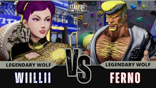 FF:CotW 🐺 WIILLII (Chun-Li) vs FERNO (Marco Rodrigues)⭐Replay Match - FATAL FURY: CotW - 12/25