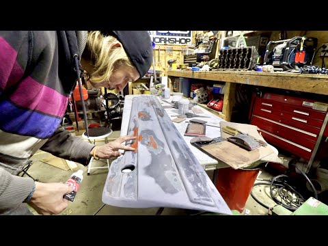 How To Prep A Fiberglass Panel For Paint!!!