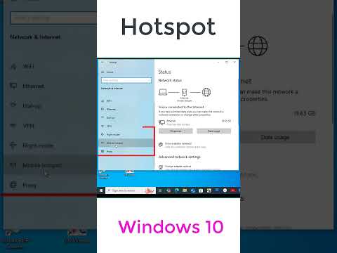 How to Create Wifi Hotspot in Windows 10| #hotspot #mobile
