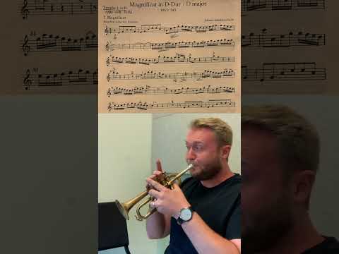 Bach Magnificat Trumpet Excerpt - Working this up for the Aspen Music Festival Concert this Thursday