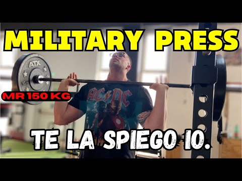 COME FARE UNA MILITARY PRESS DA RECORD! (150KG) | TUTORIAL DEFINITIVO |