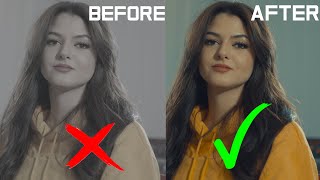 How To Colour Grade like a Pro (Free Luts)(Orange & Teal)