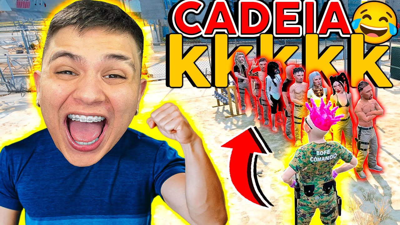 I LOCKED THE WHOLE CITY IN JAIL 😱 GTA RP (Paulinho the CRAZY)