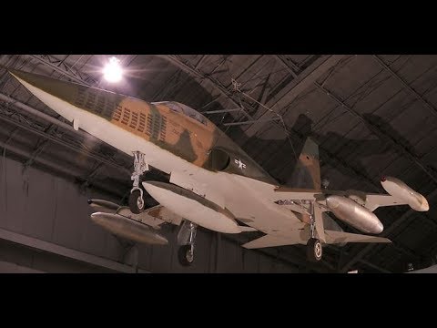 Beautiful F-5 Freedom Fighter display at Air Force Museum