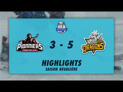 Pionniers de Chamonix 3-5 Dragons de Rouen - Highlights - Synerglace Ligue Magnus 2022/23