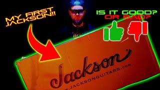 Video thumbnail for JACKSON JS SERIES SIGNATURE GUS G. STAR JS32T GUITAR UNBOXING | FIRST IMPRESSIONS REVIEW PLAY TEST by JROID