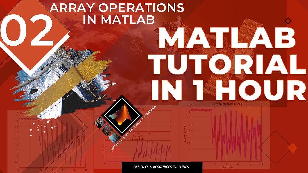 MATLAB Tutorial Video 02 : Array Indexing & Array Manipulations in MATLAB