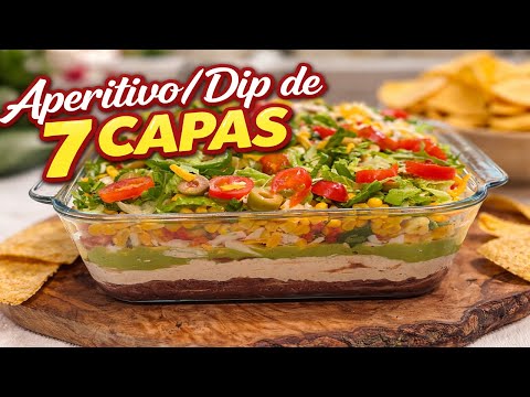Dip de 7 Capas Fácil y Delicioso: El Aperitivo Perfecto para Fiestas