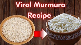 Viral Puffed Rice (Murmura) from Rice at Home | Food Hack went wrong | Food Shots #shorts