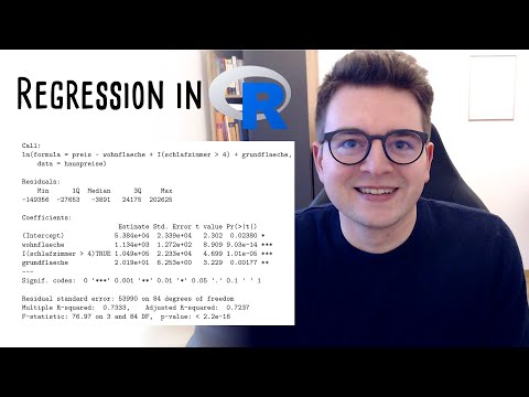 Wie interpretiert man lineare Regression in R? 🔎