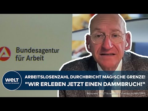 DEUTSCHLAND: Arbeitslosigkeit überschreitet Drei-Millionen-Marke – Wirtschaft in der Krise!
