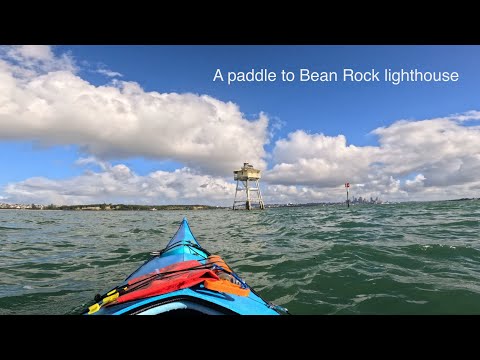 A paddle to Bean Rock lighthouse (in wood!) - Current Designs Storm sea kayak