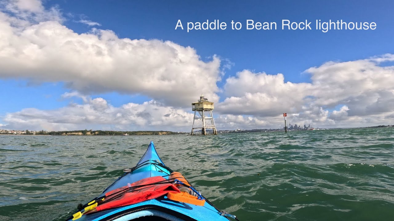 A paddle to Bean Rock lighthouse (in wood!) - Current Designs Storm sea kayak